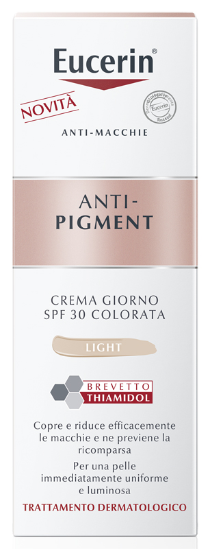 EUCERIN ANTI-PIGMENT GIORNO SPF30 COLORATO LIGHT 50 ML - fitfarma.it