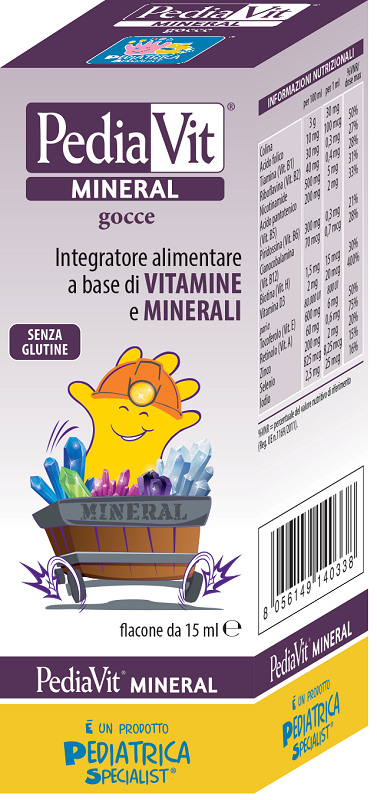 PEDIAVIT MINERAL GOCCE 15 ML - fitfarma.it