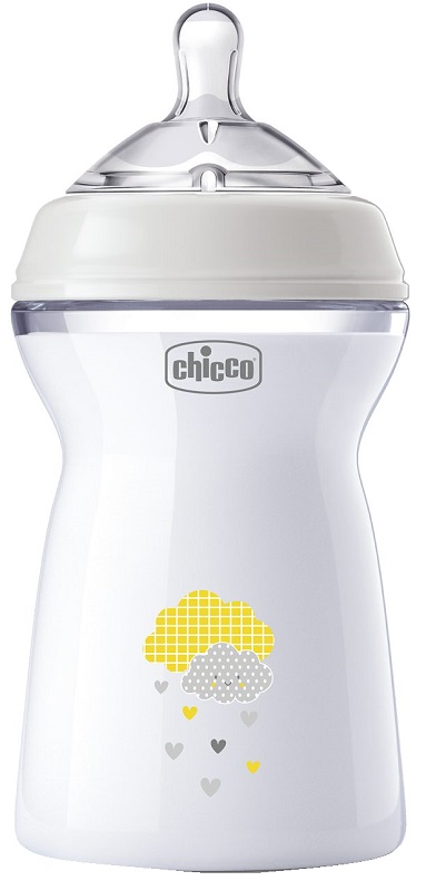 CHICCO BIBERON NAT FEEL PP 6M+ 330 ML UNISEX - fitfarma.it