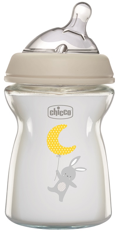 CHICCO BIBERON NAT FEEL VETRO 0M+ 250 ML - fitfarma.it