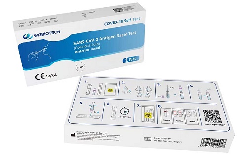 TEST ANTIGENICO RAPIDO COVID-19 AUTODIAGNOSTICO DETERMINAZIONE QUALITATIVA ANTIGENI SARS-COV-2 IN TAMPONI NASALI MEDIANTE IMMUNOCROMATOGRAFIA - fitfarma.it