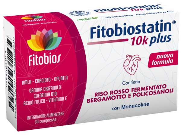 FITOBIOSTATIN 10K PLUS 30 COMPRESSE - fitfarma.it