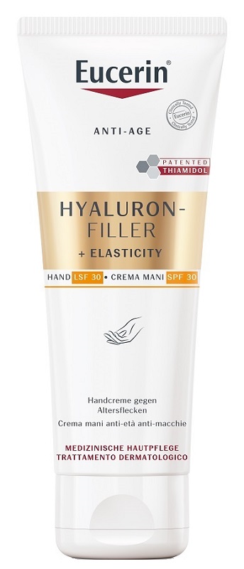 EUCERIN HYALURON FILLER + ELASTICITY CREMA MANI ANTI MACCHIE 75 ML - fitfarma.it