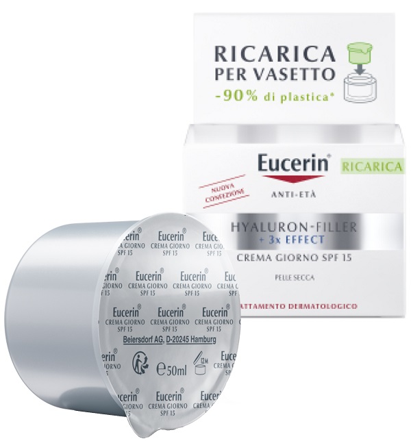 EUCERIN FACE CREAM ANTI AGE HYALURON GIORNO SPF15 50 ML - fitfarma.it