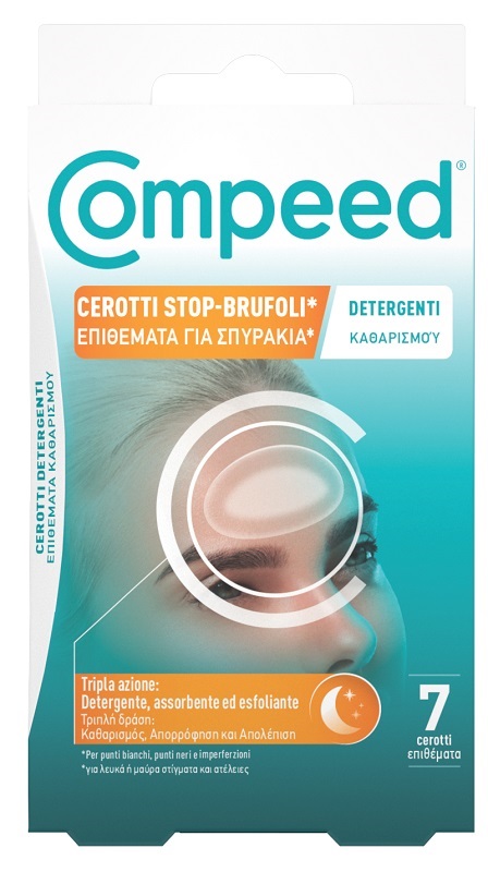COMPEED CEROTTI STOP BRUFOLI DETERGENTI 7 PEZZI - fitfarma.it