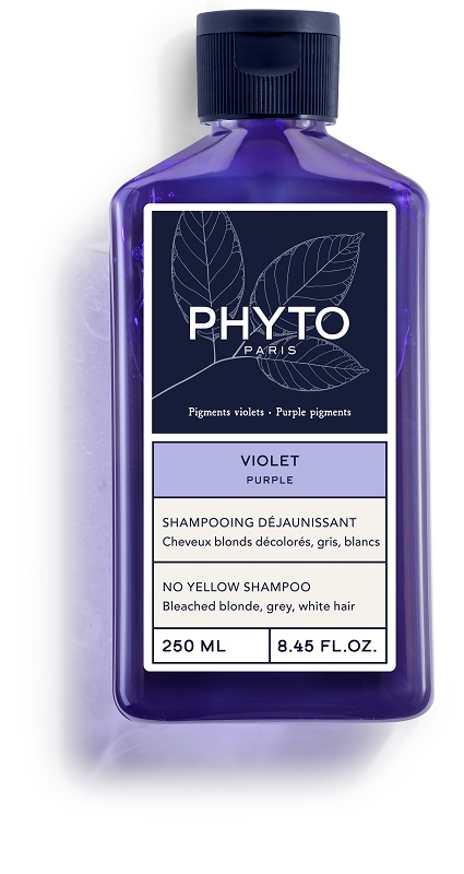 PHYTO PARIS VIOLET SHAMPOO ANTI GIALLO PER CAPELLI BIONDI DECOLORATI GRIGI BIANCHI 250 ML - fitfarma.it