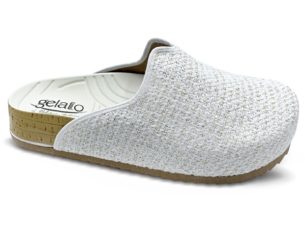 PLANTARE INDOSSABILE PUNTA CHIUSA WOODSTOCK SOFT TWEED BIANCO 35/36 - fitfarma.it