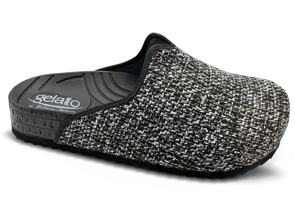 PLANTARE INDOSSABILE PUNTA CHIUSA WOODSTOCK SOFT TWEED NERO 35/36 - fitfarma.it