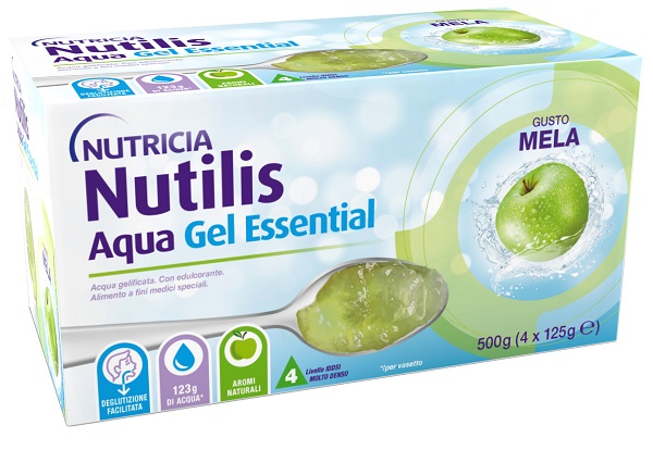 NUTILIS AQUA GEL MELA 4 PEZZI DA 125 G - fitfarma.it