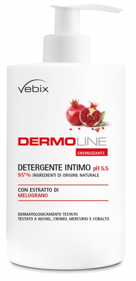 VEBIX DERMOLINE MELOGRANO DETERGENTE INTIMO 500 ML - fitfarma.it