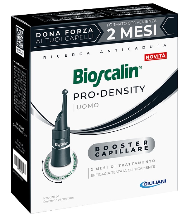 BIOSCALIN PRO DENSITY UOMO BOOSTER CAPILLARE 16 FIALE X 2,5ML - fitfarma.it