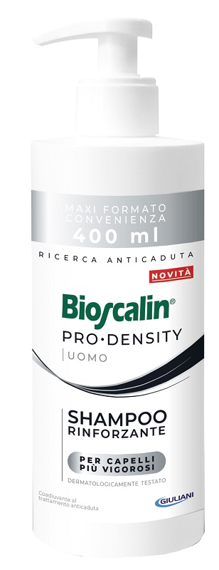 BIOSCALIN PRO DENSITY UOMO SHAMPOO RINFORZANTE 400 ML - fitfarma.it