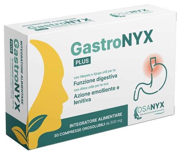 GASTRONYX PLUS 30 COMPRESSE OROSOLUBILI - fitfarma.it
