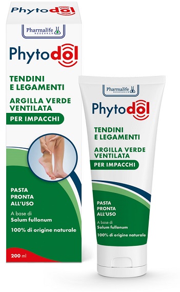 PHYTODOL TENDINI E LEGAMENTI ARGILLA VERDE VENTILATA 200 ML - fitfarma.it